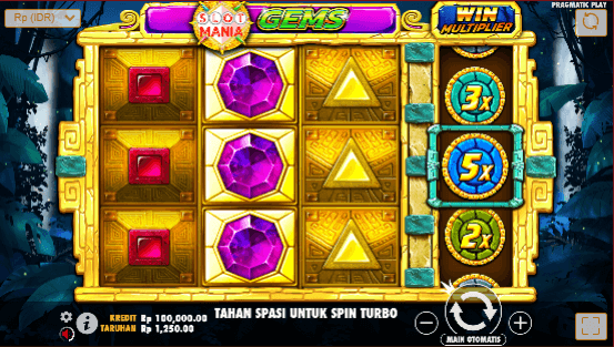 Tampilan Dasar Slot Mania Aztec Gems