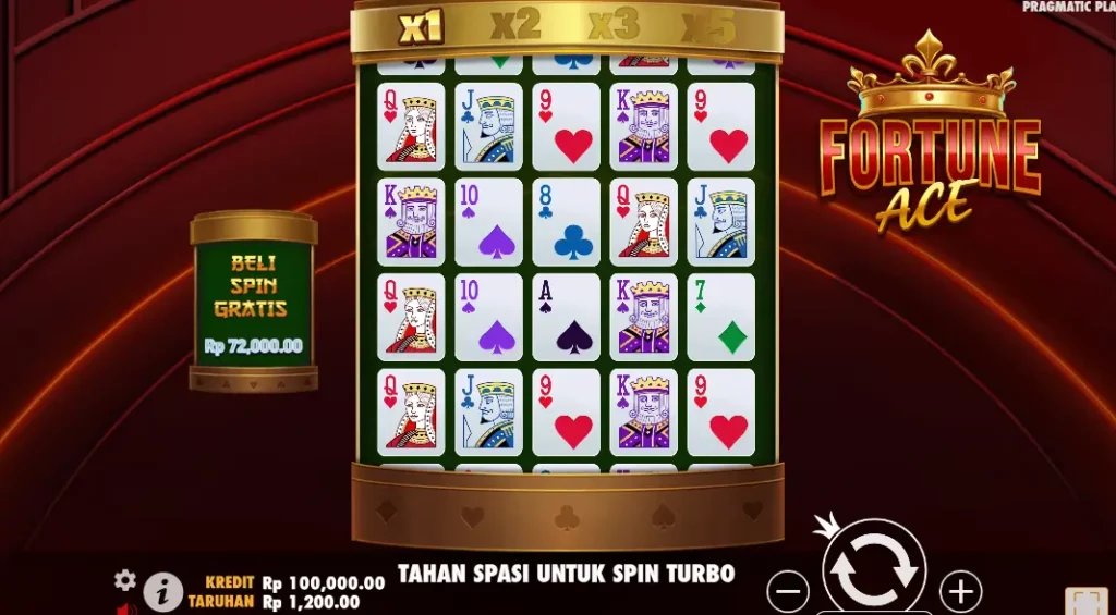 Tampilan Permainan Fortune Ace