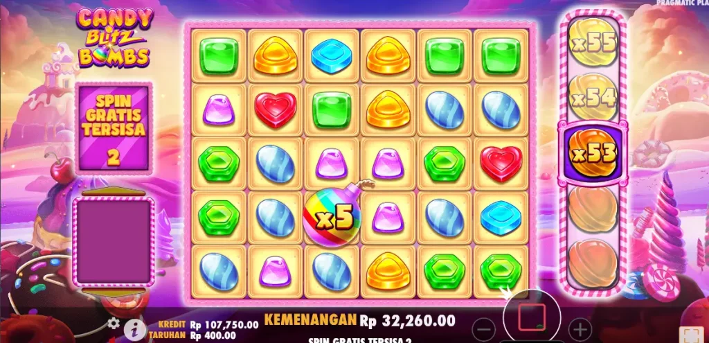 Fitur Penganda Candy Blitz Bombs