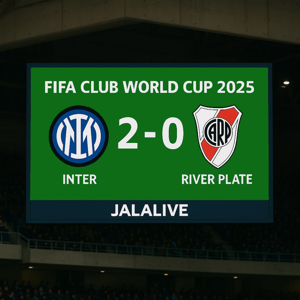 Highlight Jalalive: Inter Menang 2-0 atas River Plate di FIFA Club World Cup 2025