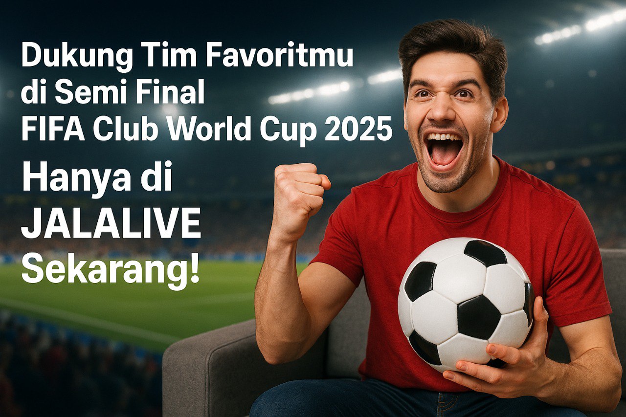 Dukung Tim Favoritmu di Semi Final FIFA Club World Cup 2025 Hanya di Jalalive Sekarang!