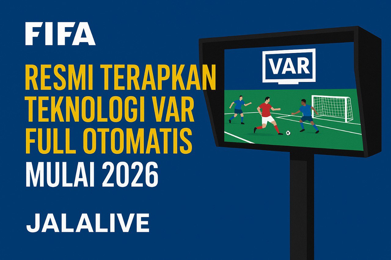Jalalive : FIFA Resmi Terapkan Teknologi VAR Full Otomatis Mulai 2026 - Menyongsong Masa Depan Sepak Bola yang Lebih Akurat