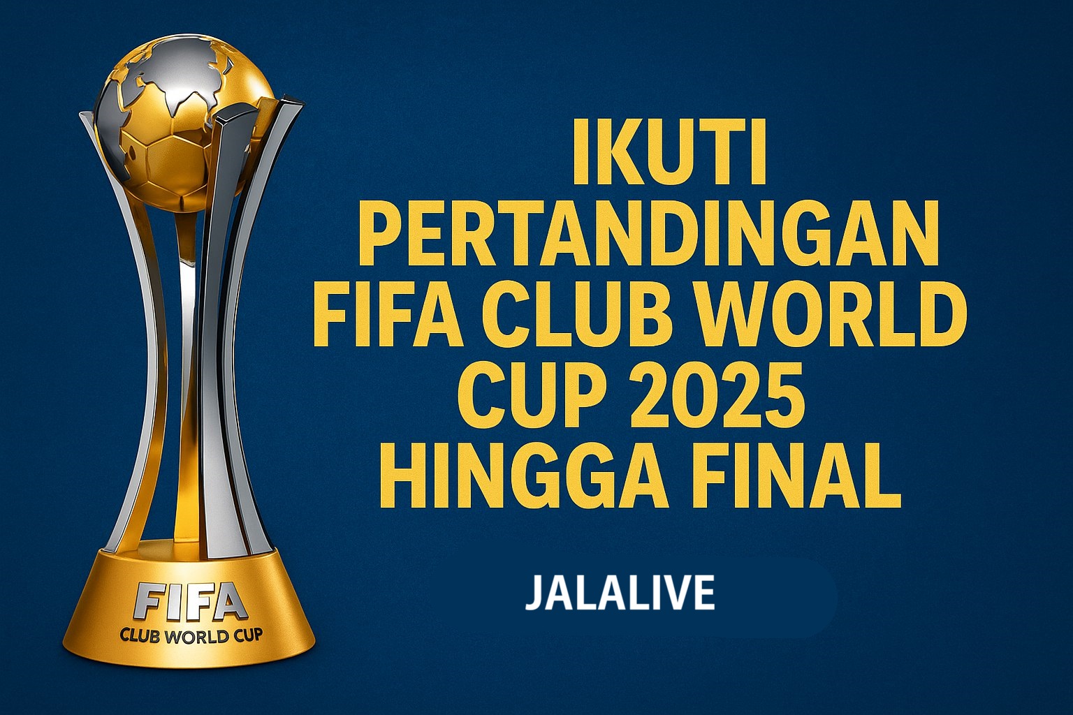 Jalalive Siarkan FIFA Club World Cup 2025 Menuju Final - Saksikan Aksi Tim-Tim Terbaik Dunia!