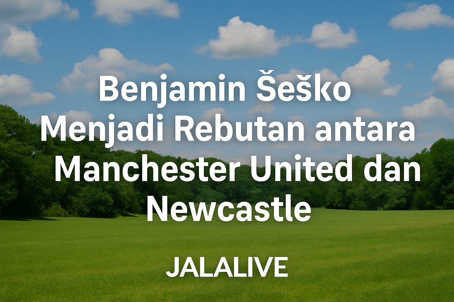 Jalalive : Benjamin Šeško Jadi Rebutan MU dan Newcastle - Siapa yang Akan Mendapatkannya?