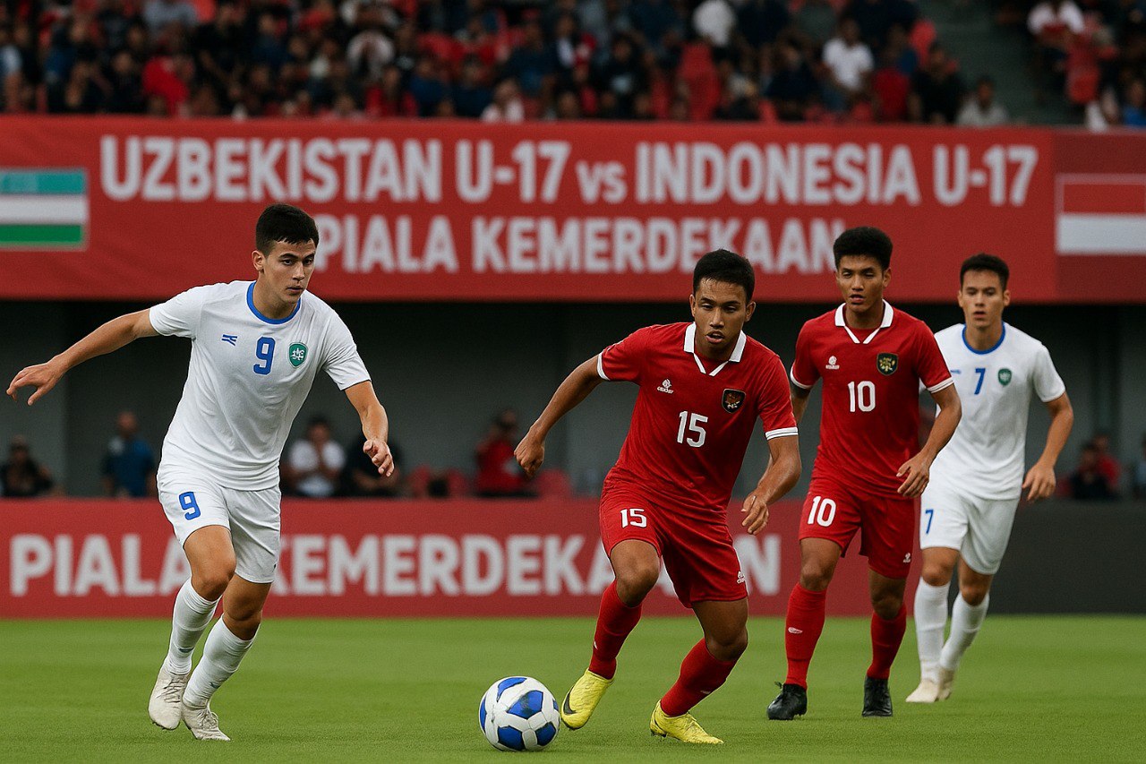 Jalalive - Indonesia U17 Bungkam Uzbekistan U17 2-0 di Piala Kemerdekaan 2025!