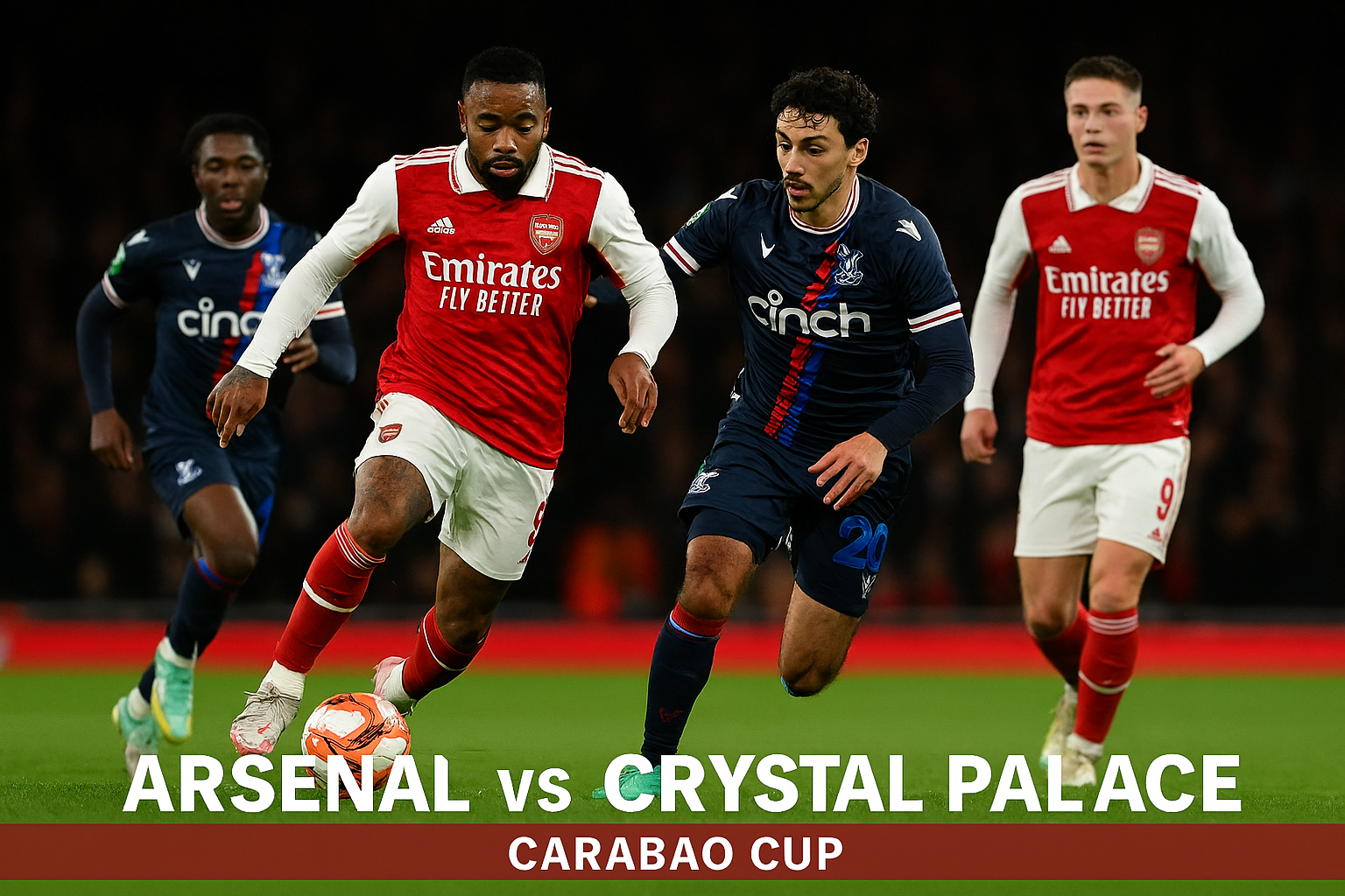 Jalalive – Arsenal vs Crystal Palace Carabao Cup Dini Hari Ini Duel Seru di Tengah Ketatnya Persaingan Liga Inggris