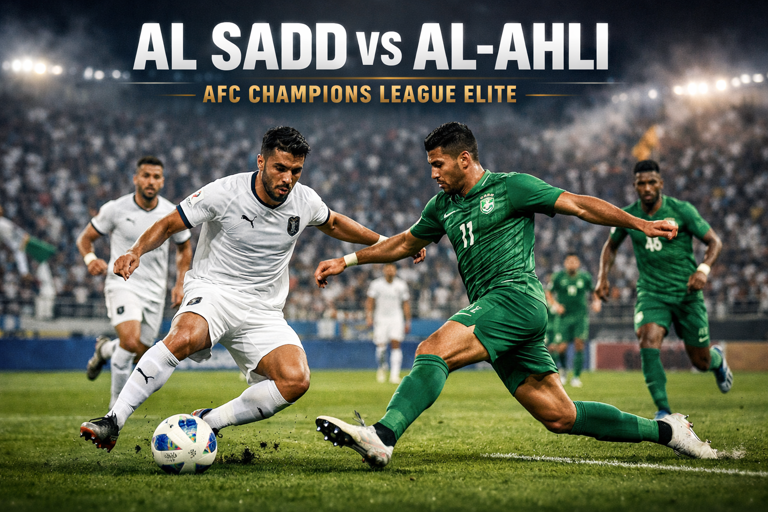 Jalalive Siarkan Al Sadd vs Al-Ahli Malam Ini - Pertarungan Seru di AFC Champions League