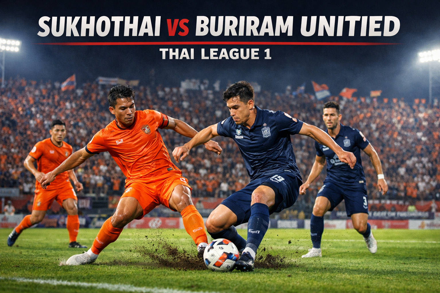 Jalalive : Sukhothai vs Buriram United Sore Ini Pukul 18.00 WIB - Duel Seru Memperebutkan Poin Penting