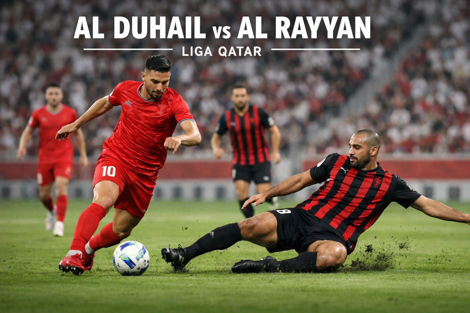 Al Duhail vs Al Rayyan Liga Qatar Malam Ini Pukul 23.45 WIB - Derby Panas Siap Mengguncang Jalalive
