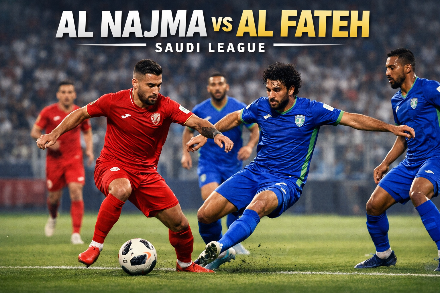 Al Najma vs Al Fateh Liga Saudi Malam Ini Pukul 20.40 WIB: Live Streaming & Update Skor Terbaru di JalaLive