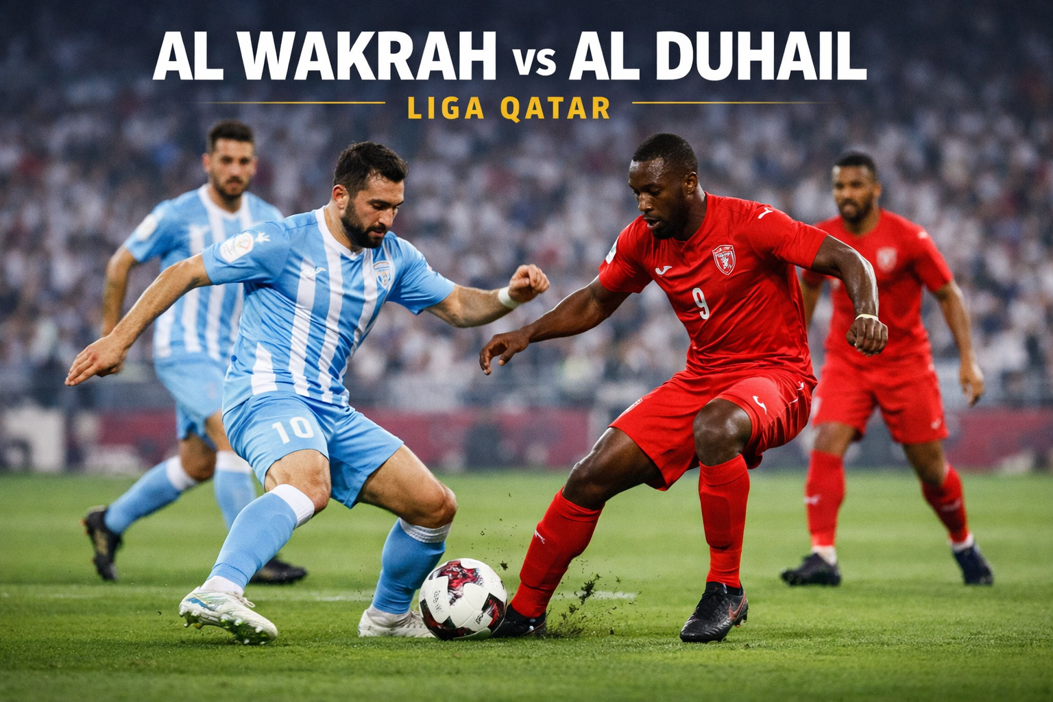Al Wakrah vs Al Duhail Liga Qatar Malam Ini 21.30 WIB Live Eksklusif di Jalalive