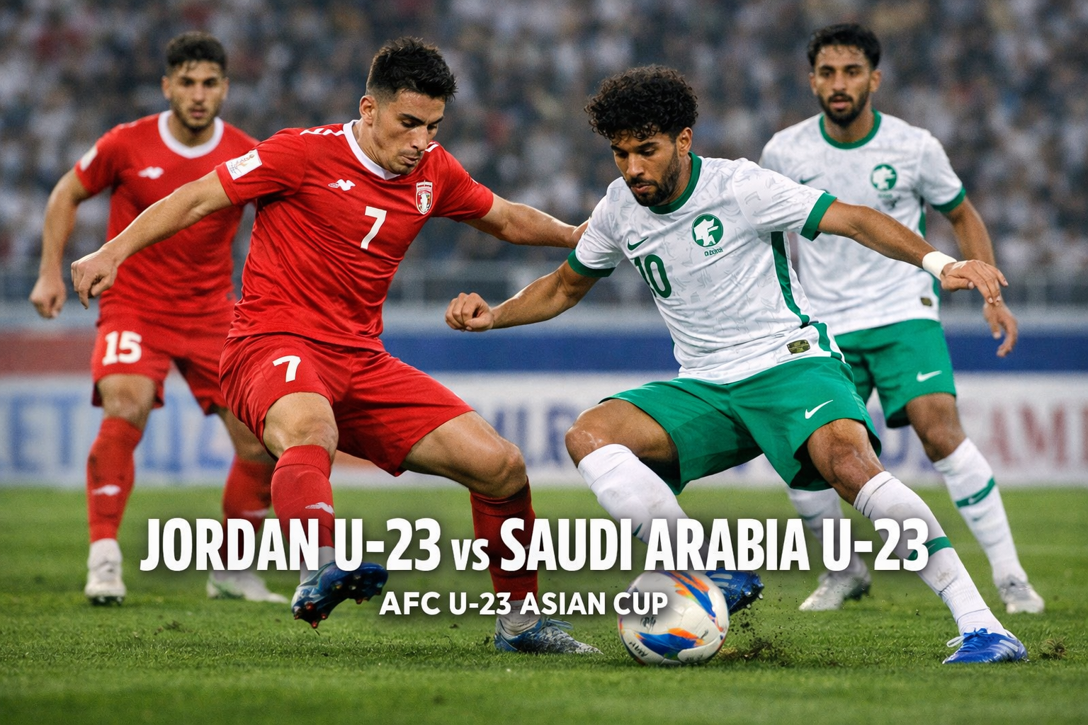 Duel Keras Asia Yordania U-23 vs Arab Saudi U-23 Piala AFC U-23 Kickoff 23.30 WIB via jalalive - Duel Seru yang Menjadi Perbincangan Panas