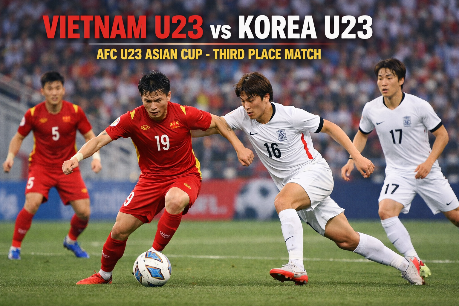 Jalalive: Vietnam U23 vs Korea Selatan U23 Malam Ini 22.00 WIB - Streaming Langsung!