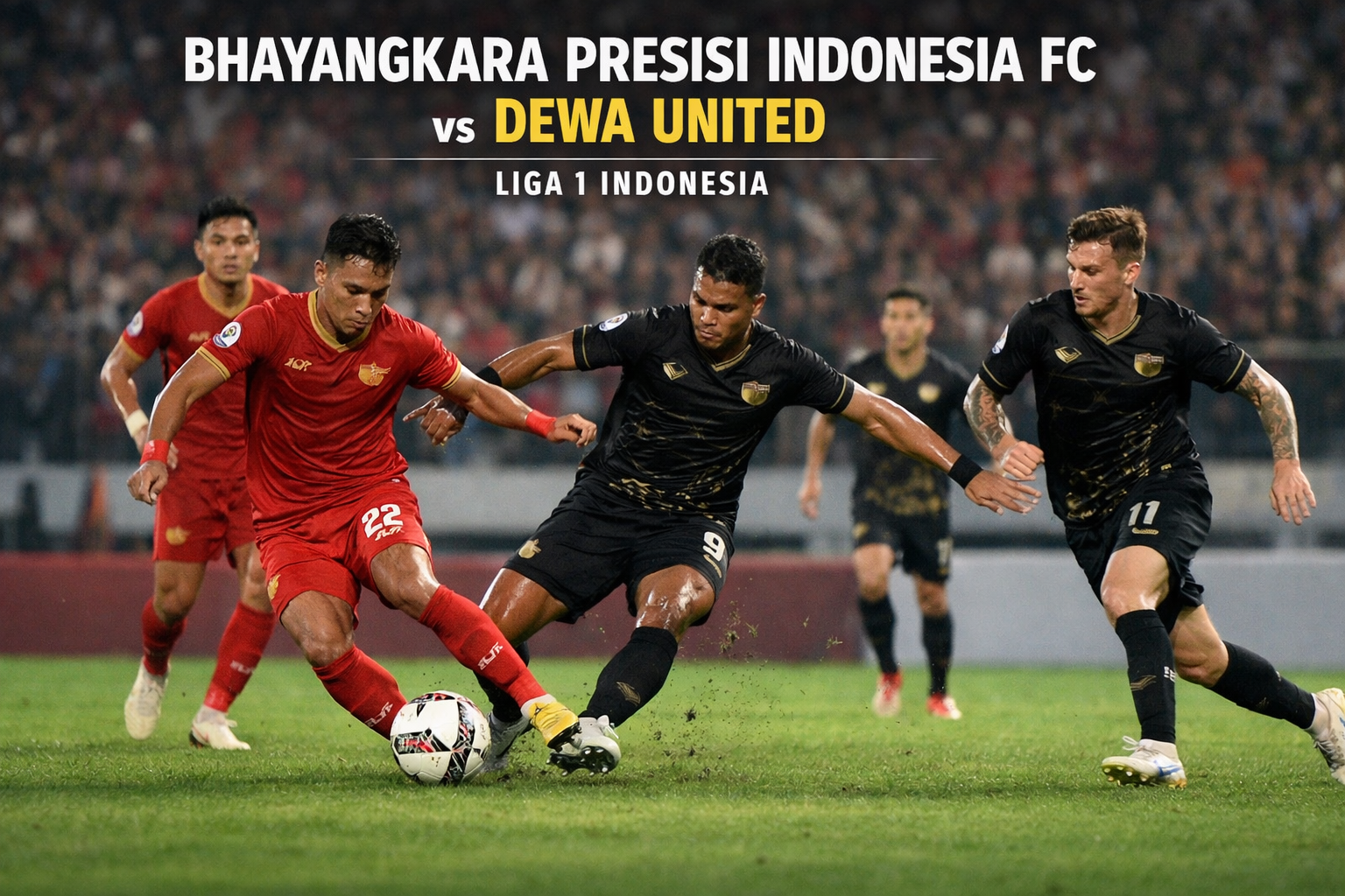 Keseruan Duel Seru - Jalalive Siarkan Bhayangkara Presisi Indonesia FC vs Dewa United