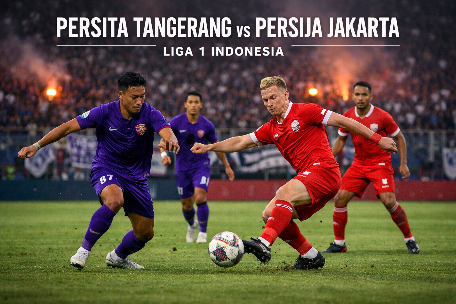 Persita Tangerang vs Persija Jakarta Liga 1 Indonesia Sore Ini Pukul 15.30 WIB - Laga Panas Sarat Gengsi di Jalalive