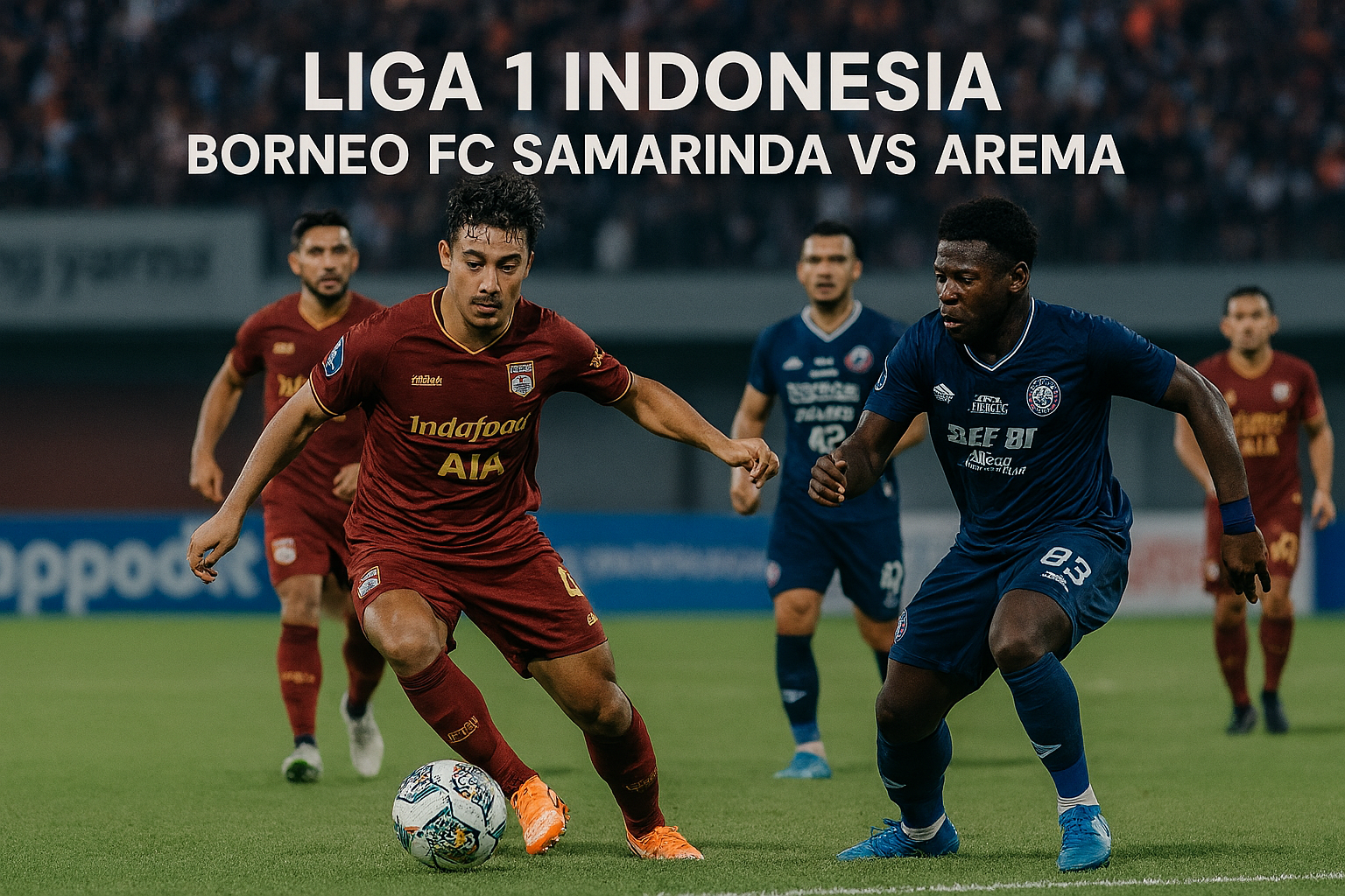 Borneo FC Samarinda vs Arema Liga 1 Indonesia Malam Ini Pukul 20.30 WIB: Duel Panas Perebutan Poin Krusial di Jalalive