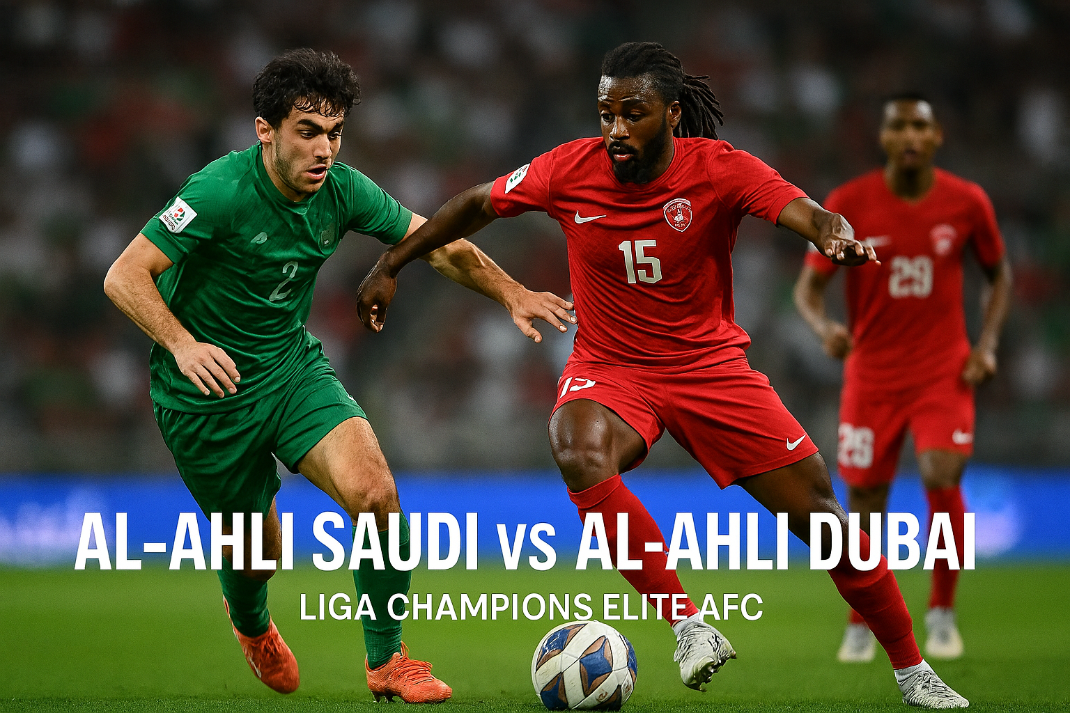 Saksikan Aksi Sengitnya di Jalalive - Al-Ahli Saudi vs Al-Ahli Dubai Liga Champions Elit AFC 23.00 WIB Malam Ini