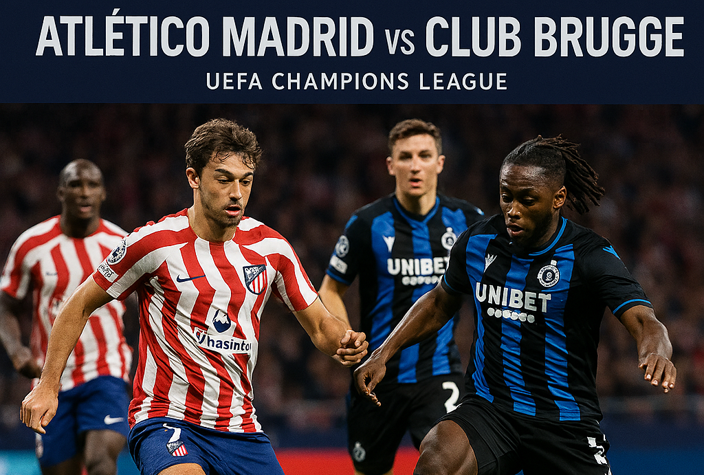 Jalalive : Atletico Madrid Bungkam Club Brugge 4-1 dalam Pertandingan Sengit!