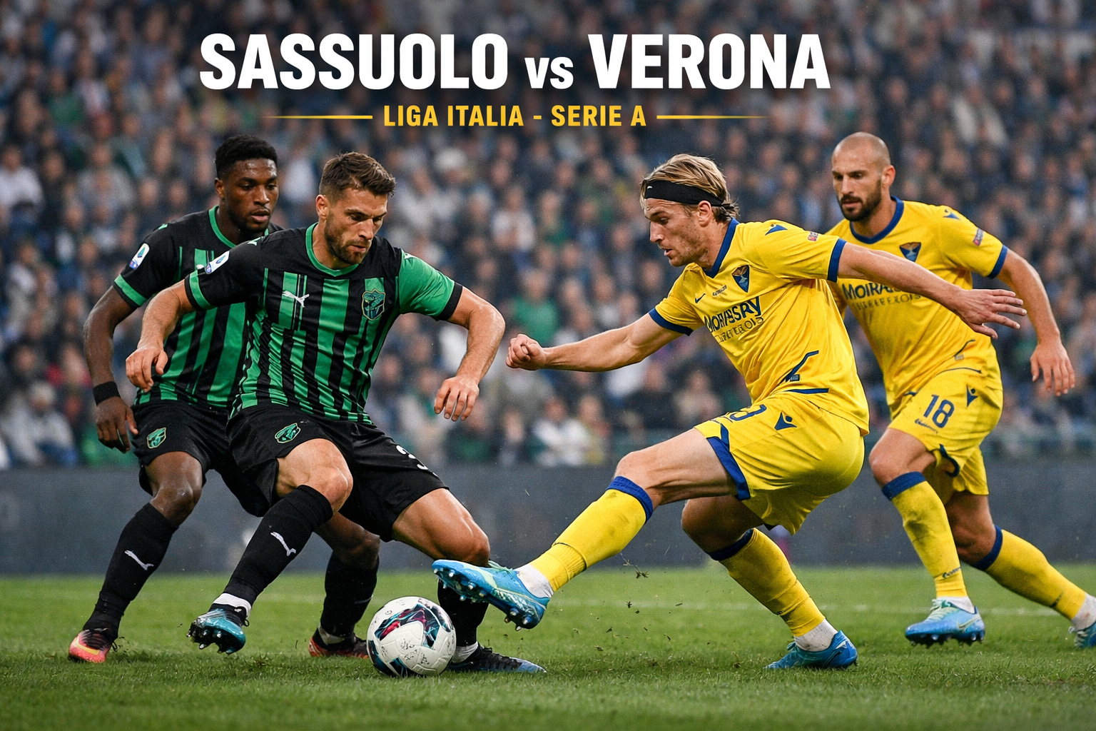 Jalalive : Duel Panas Sassuolo vs Verona Liga Italia Serie A Dini Hari Ini Pukul 02.45 WIB