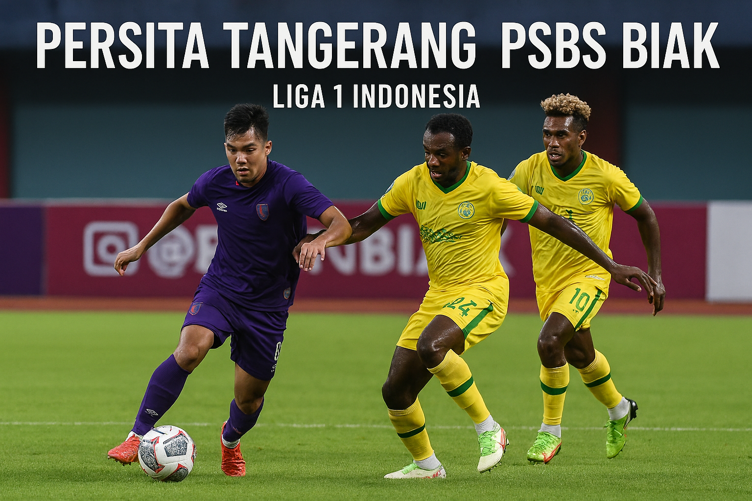 Jalalive Live : Persita Tangerang vs PSBS Biak Liga 1 Indonesia Sore Ini 15.30 WIB Siap Jadi Sorotan