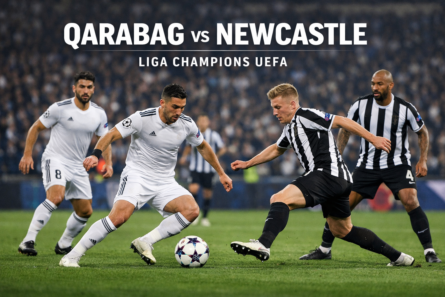 Jalalive : Qarabag vs Newcastle Liga Champions UEFA Dini Hari Ini Pukul 00.45 WIB Live Streaming!