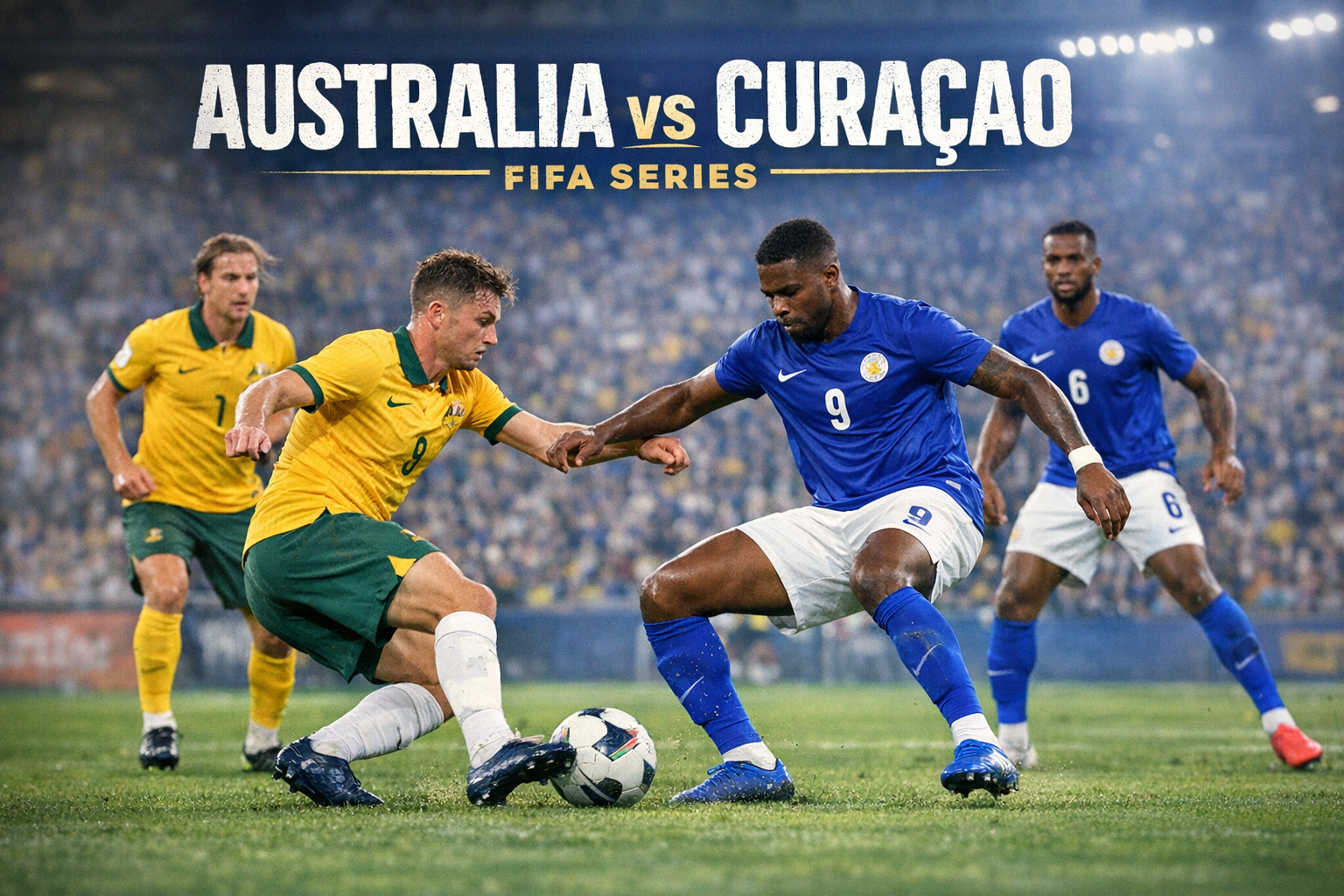 Australia vs Curacao FIFA Series Sore Ini Pukul 16.10 WIB: Jalalive Kupas Peluang Kemenangan dan Strategi Kedua Tim