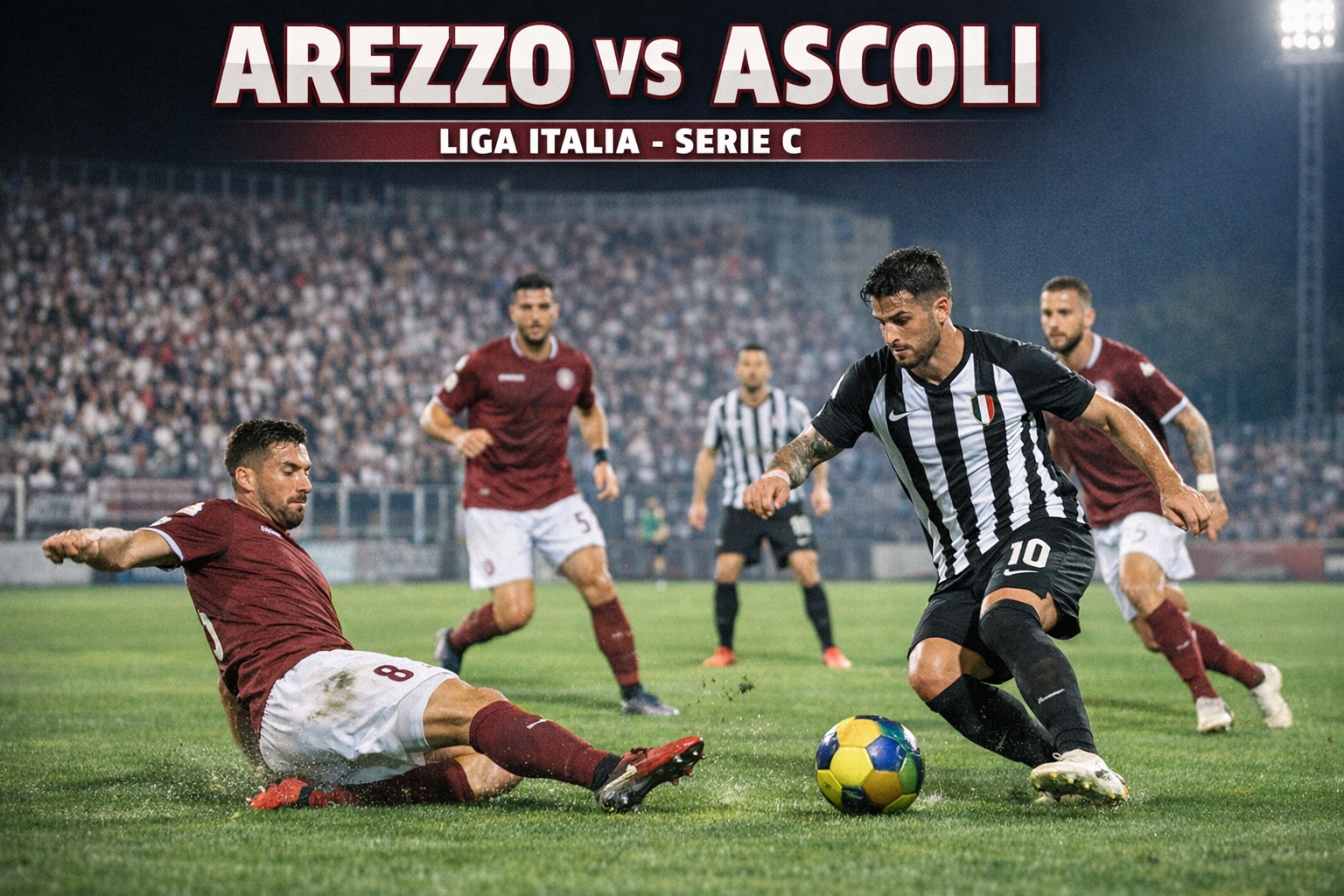 Jalalive: Drama Menit Akhir! Arezzo Tumbang 1-2 dari Ascoli di Serie C Setelah Penalti Kontroversial