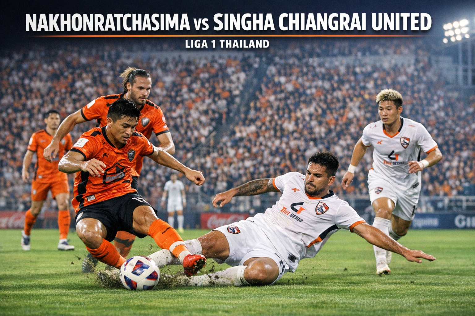 Jalalive Sajikan Duel Panas Nakhonratchasima vs Singha Chiangrai United di Liga 1 Thailand Malam Ini Pukul 19.00 WIB - Pertarungan Seru yang Tak Boleh Dilewatkan!