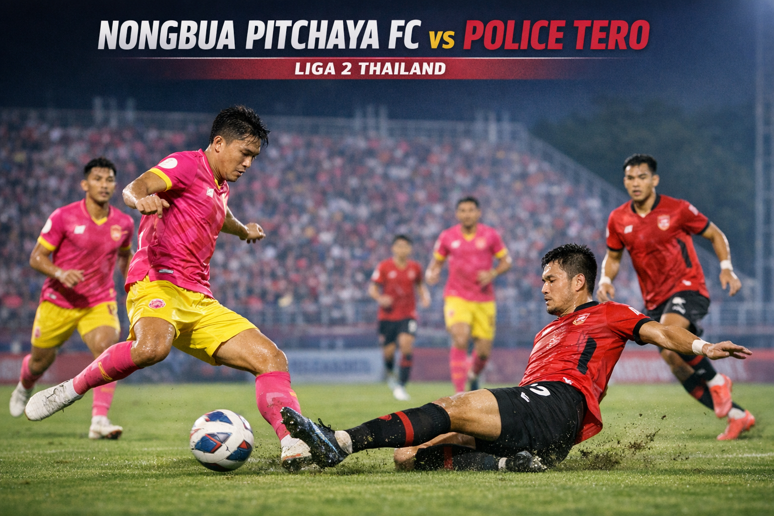 Nongbua Pitchaya FC vs Police Tero Liga 2 Thailand Sore Ini Pukul 18.30 WIB di Jalalive Jadi Sorotan Laga Penting Penentu Poin