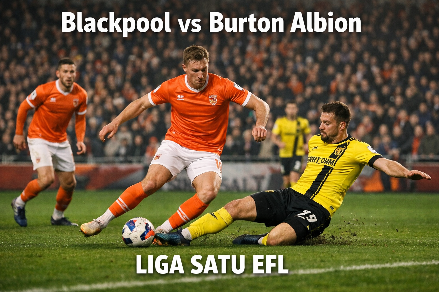 Prediksi Panas Blackpool vs Burton Albion Liga Satu EFL Malam Ini Pukul 22.00 WIB di Jalalive dengan Analisis Peluang Kemenangan - Duel Sengit di Ajang Liga Satu EFL