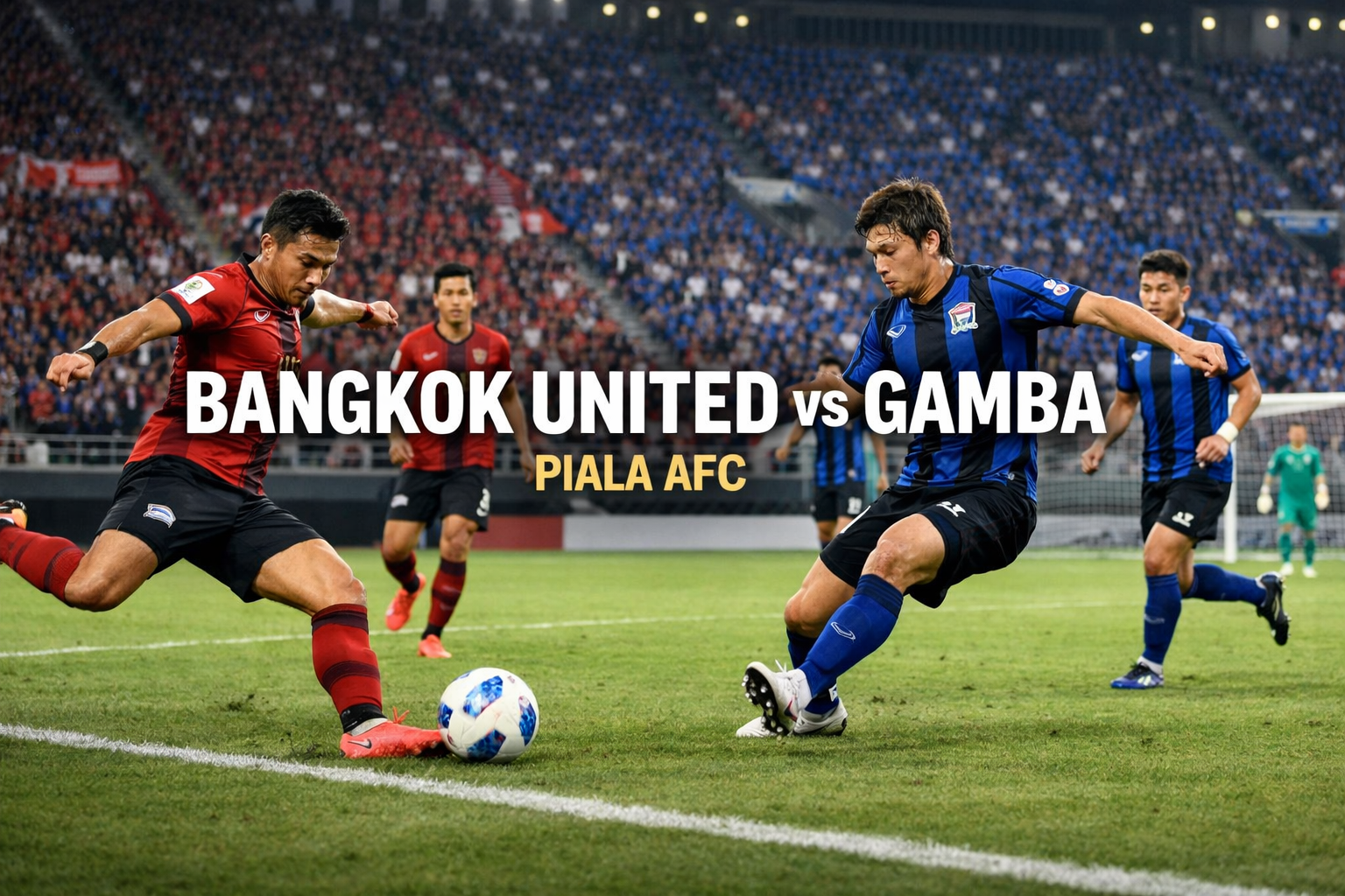 Bangkok United vs Gamba Osaka Piala AFC Malam Ini Pukul 19.15 WIB - Prediksi Seru Versi Jalalive