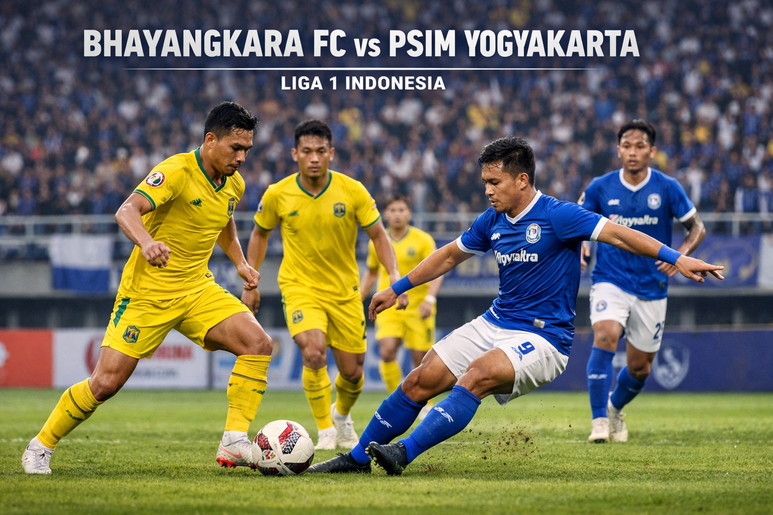 Bhayangkara FC vs PSIM Liga 1 Indonesia Sore Ini Pukul 15.30 WIB Jalalive Bahas Peluang Kemenangan dan Strategi Tim