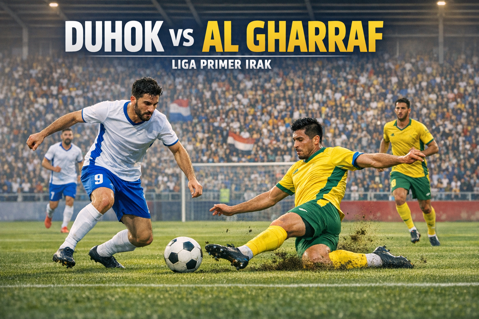 Duhok vs Al Gharraf Liga Primer Irak Malam Ini Pukul 21.00 WIB di Jalalive: Duel Sengit Penentu Posisi Klasemen