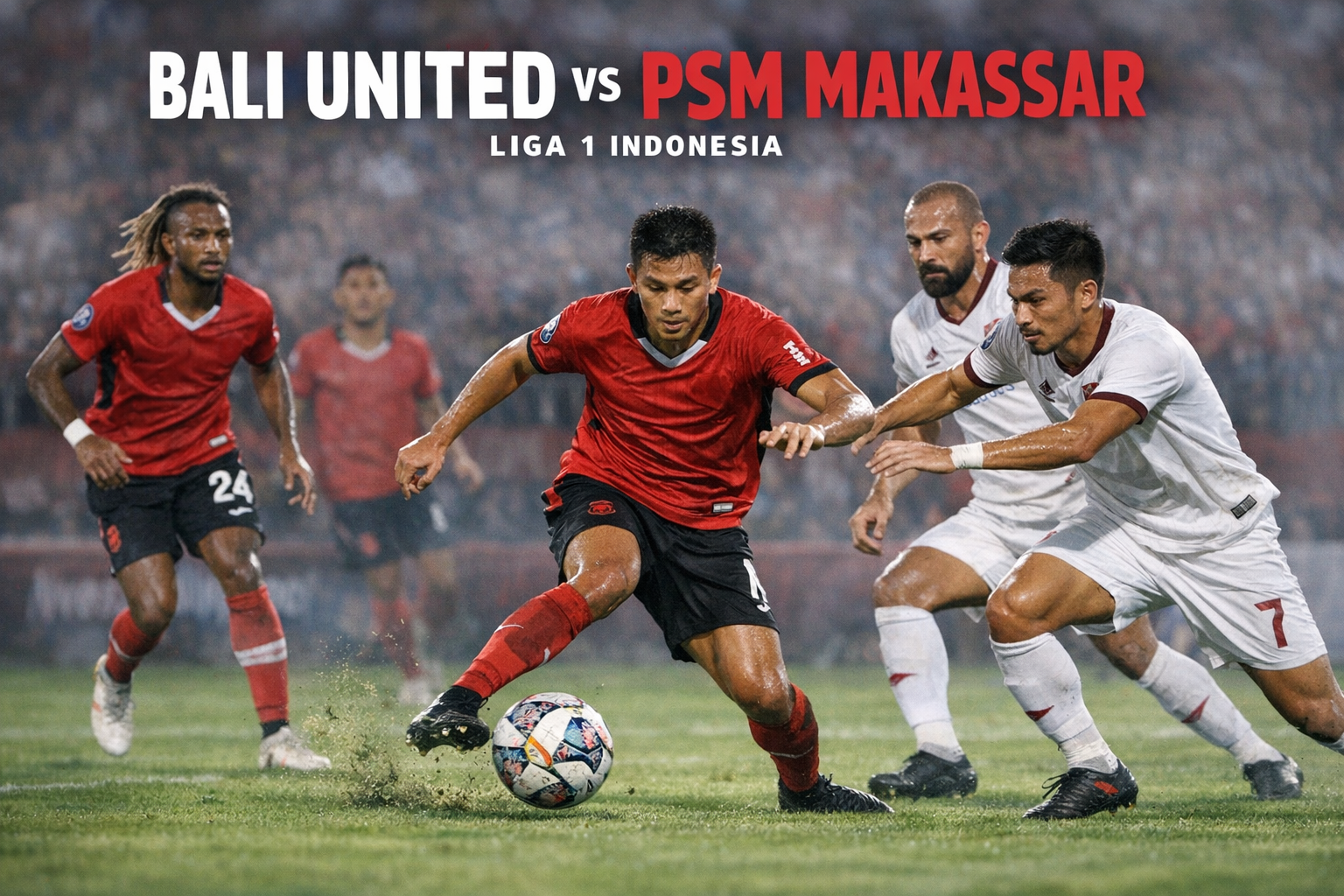 Jalalive : Bali United vs PSM Makassar Liga 1 Indonesia Sore Ini Pukul 15.30 WIB Live Streaming!