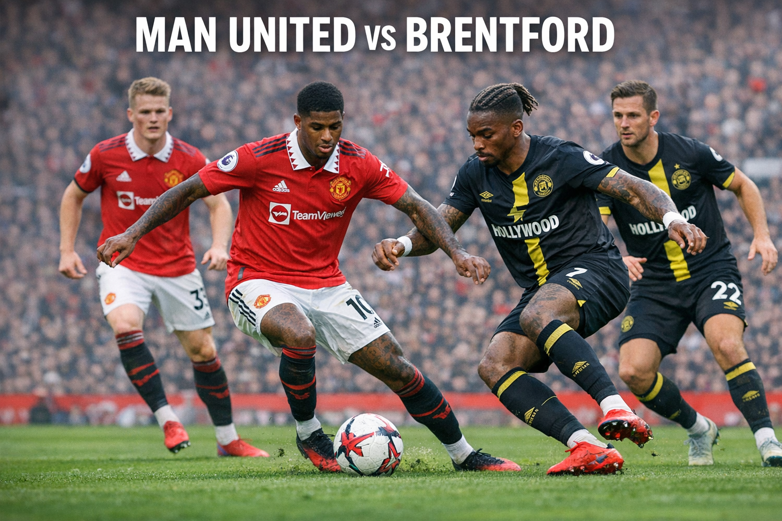 Jalalive : Manchester United Tumbangkan Brentford 2-1 di Liga Inggris, Setan Merah Makin Dekat Zona Liga Champions