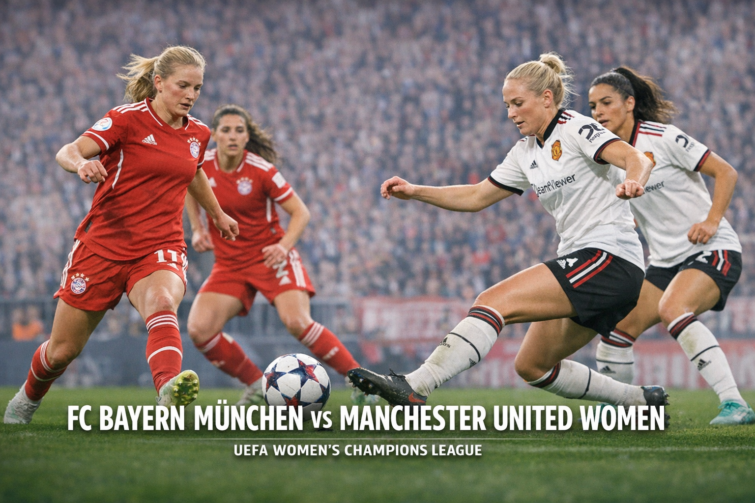 Jalalive Sajikan Duel Sengit FC Bayern Munchen vs Manchester United Women di Liga Champions Wanita UEFA Malam Ini Pukul 23.45 WIB
