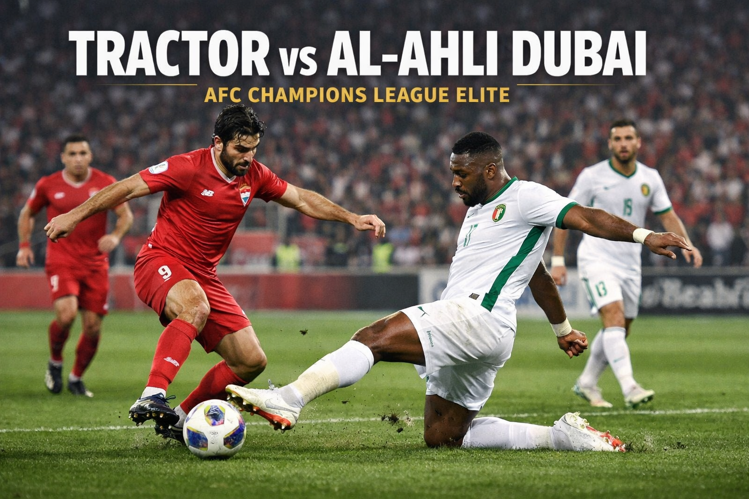 Jalalive Sajikan Duel Sengit Tractor FC vs Al-Ahli Dubai Liga Champions Elit AFC Malam Ini Pukul 21.45 WIB dengan Prediksi Laga Panas