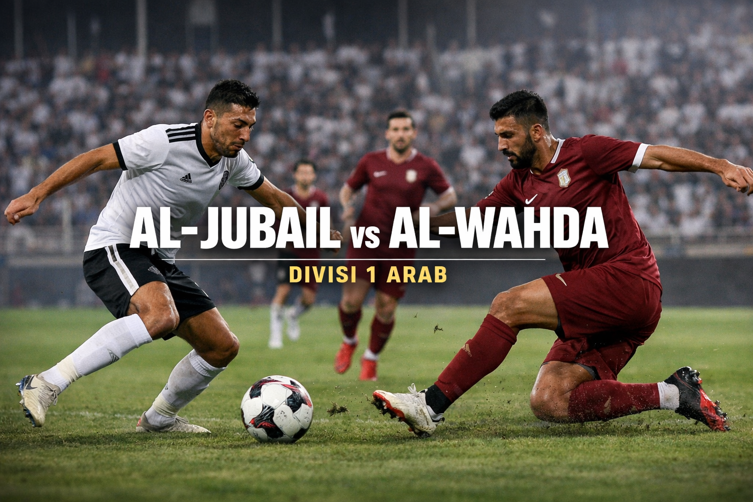 Jalalive Sajikan Duel Seru Al-Jubail vs Al-Wahda Divisi 1 Arab Malam Ini Pukul 22.45 WIB dengan Prediksi dan Info Lengkap
