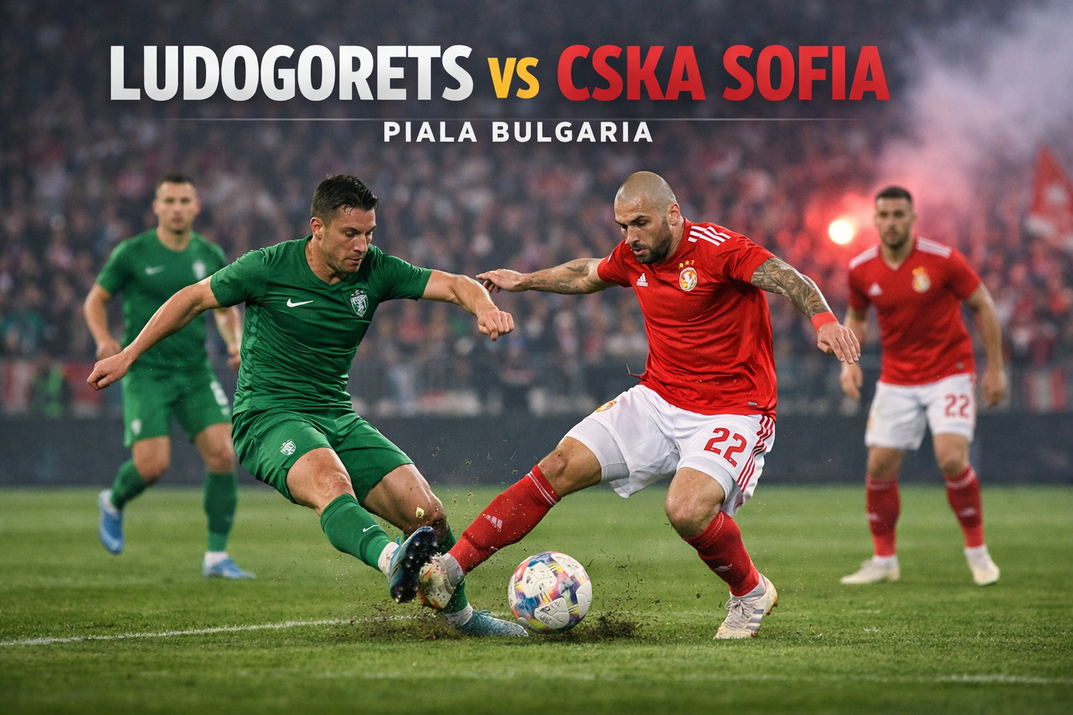Ludogorets vs CSKA Sofia Piala Bulgaria Malam Ini Pukul 23.00 WIB: Duel Panas Penentu Tiket Final di Jalalive