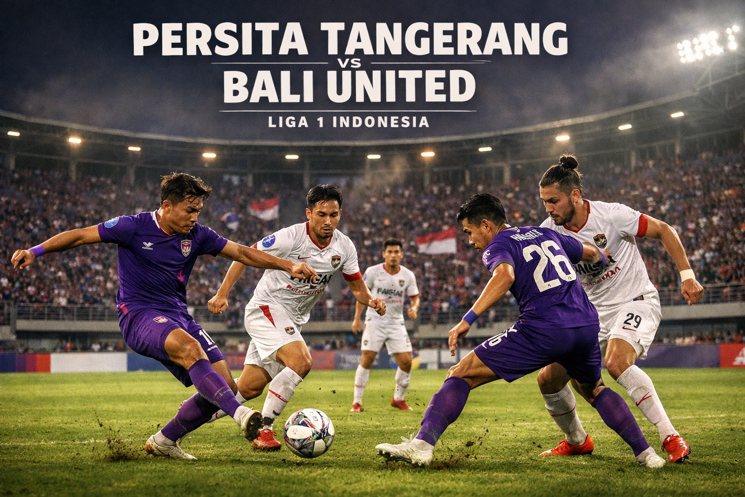 Persita Tangerang vs Bali United Liga 1 Indonesia Sore Ini Pukul 15.30 WIB - Jalalive Sajikan Duel Panas Penentu Poin