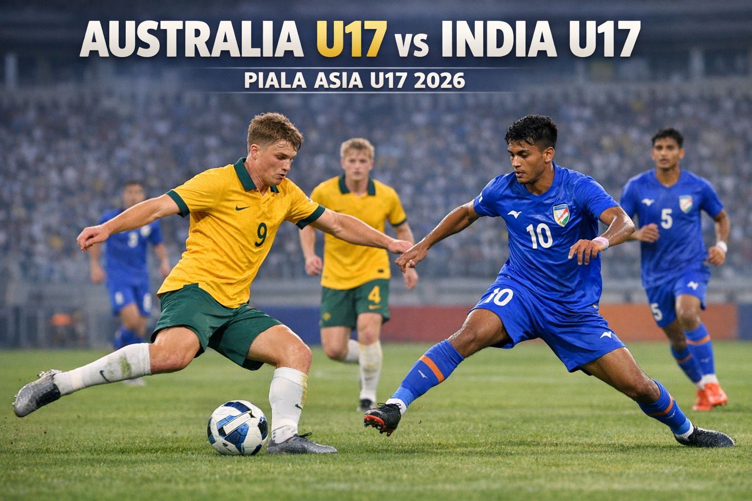 Australia U17 vs India U17 Piala Asia U17 2026 Malam Ini Pukul 23.00 WIB: Duel Sengit yang Wajib Dinantikan Jalalive