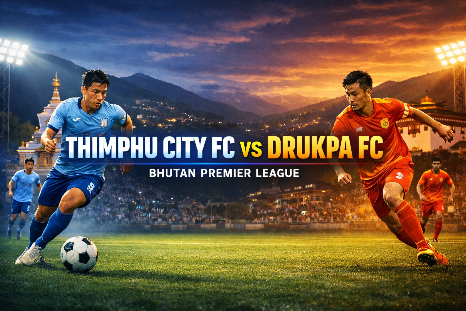 Jalalive Bahas Serunya Duel Thimphu City FC vs Drukpa FC di Bhutan Premier League Sore Ini Pukul 19.00 WIB dengan Ulasan Lengkap Pertandingan