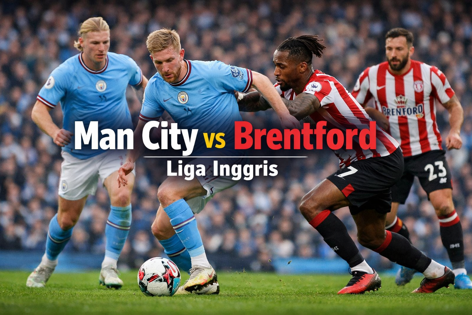 Jalalive Live Streaming Man City vs Brentford Liga Inggris Malam Ini Pukul 23.30 WIB - Duel Panas The Citizens Wajib Menang Demi Posisi Puncak