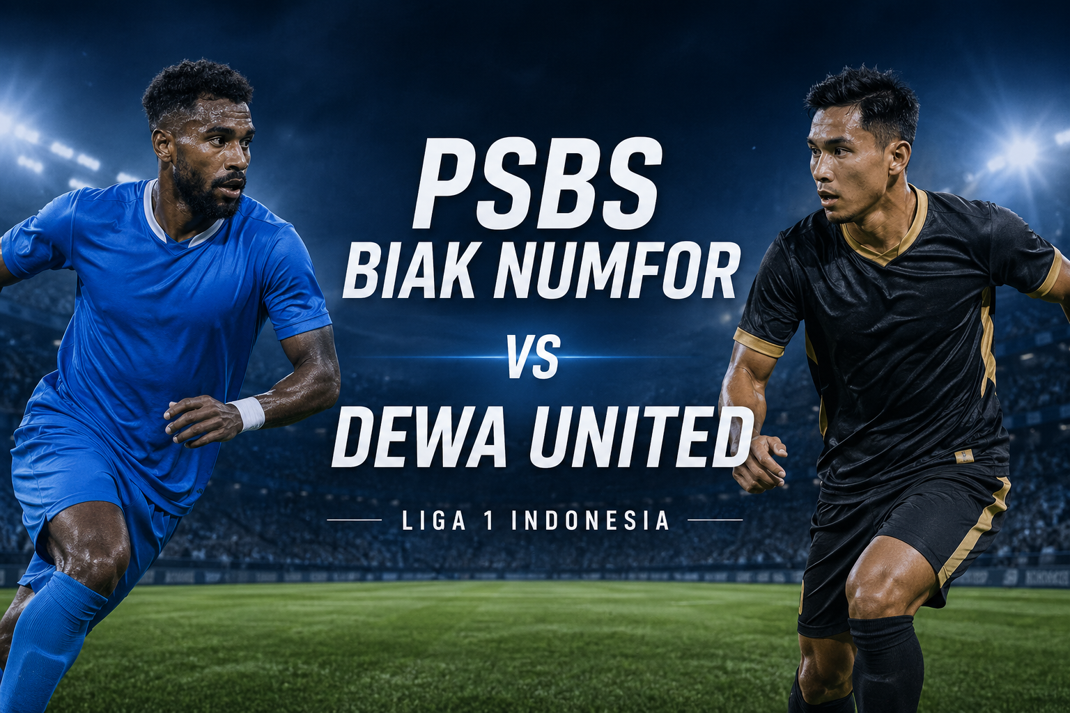 Jalalive Sajikan Duel Panas PSBS Biak Numfor vs Dewa United Liga 1 Indonesia Malam Ini Pukul 19.00 WIB dengan Pertarungan Sarat Gengsi