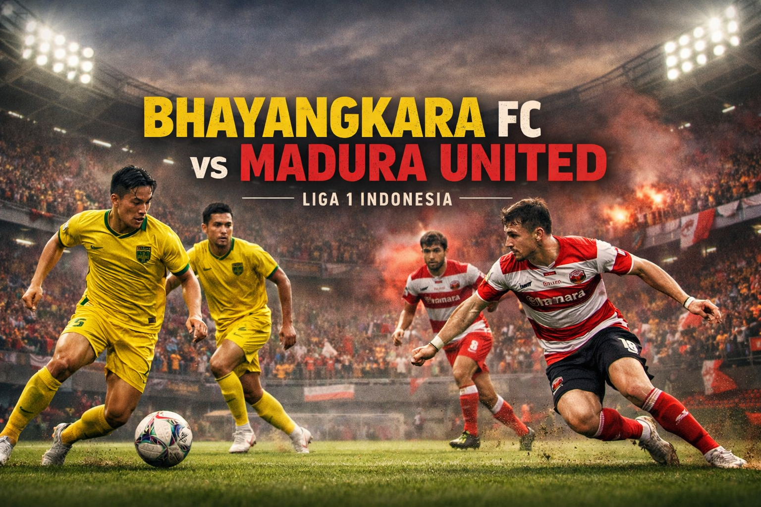 Jalalive Soroti Tekanan Besar Bhayangkara FC Saat Hadapi Madura United di Liga 1 Indonesia Malam Ini Pukul 19.00 WIB