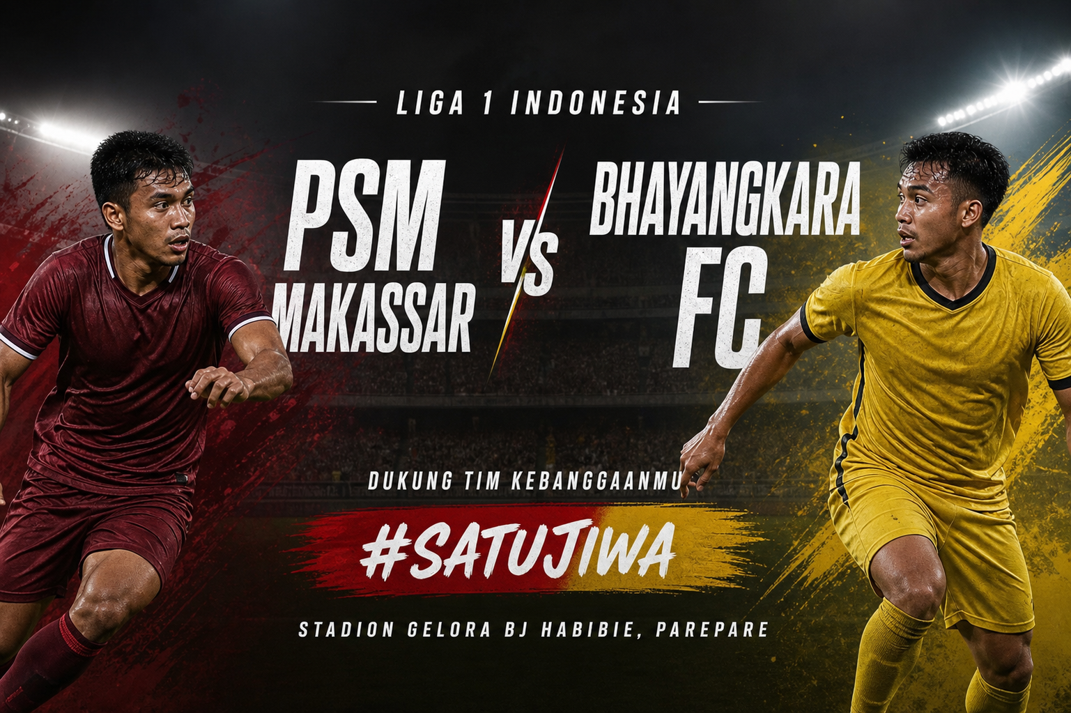 PSM Makassar vs Bhayangkara FC Liga 1 Indonesia Sore Ini Pukul 15.30 WIB Jadi Laga Penentu - Analisa Panas Jalalive