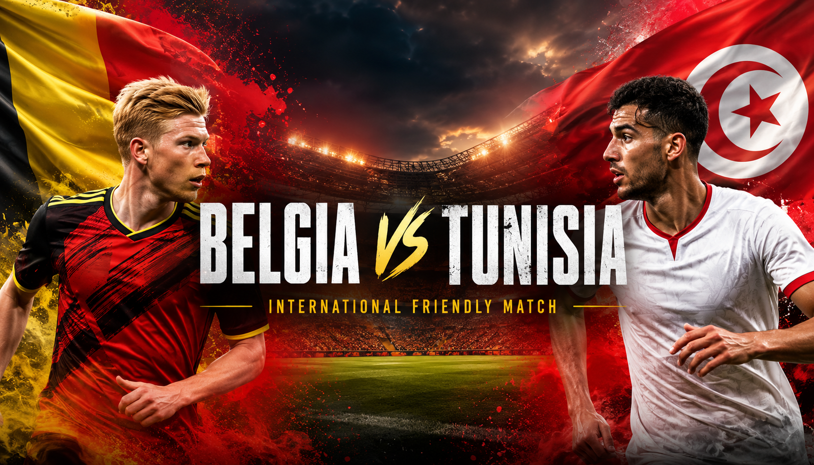 Belgia dan Tunisia Siap Beradu dalam International Friendly Match Malam Ini Pukul 20.00 WIB - Jalalive Menempatkan Laga Ini sebagai Ujian Menarik bagi Kedua Negara