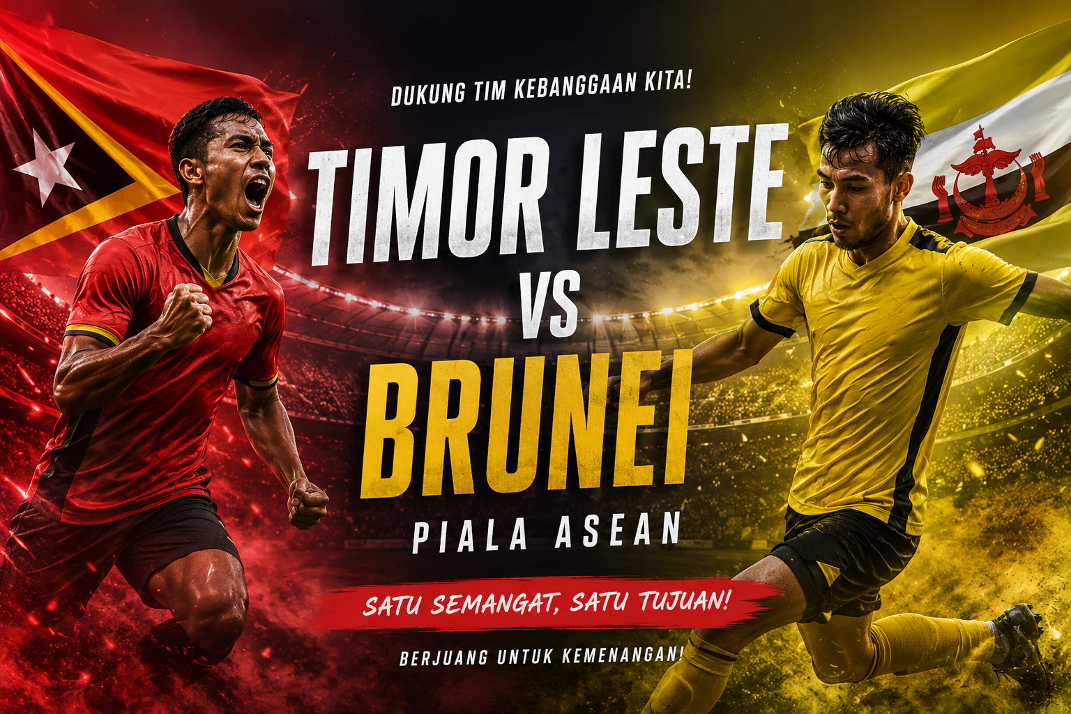 Jalalive Bahas Prediksi Timor Leste vs Brunei di Piala ASEAN Sore Ini Pukul 16.00 WIB dan Peluang Kemenangan Kedua Tim