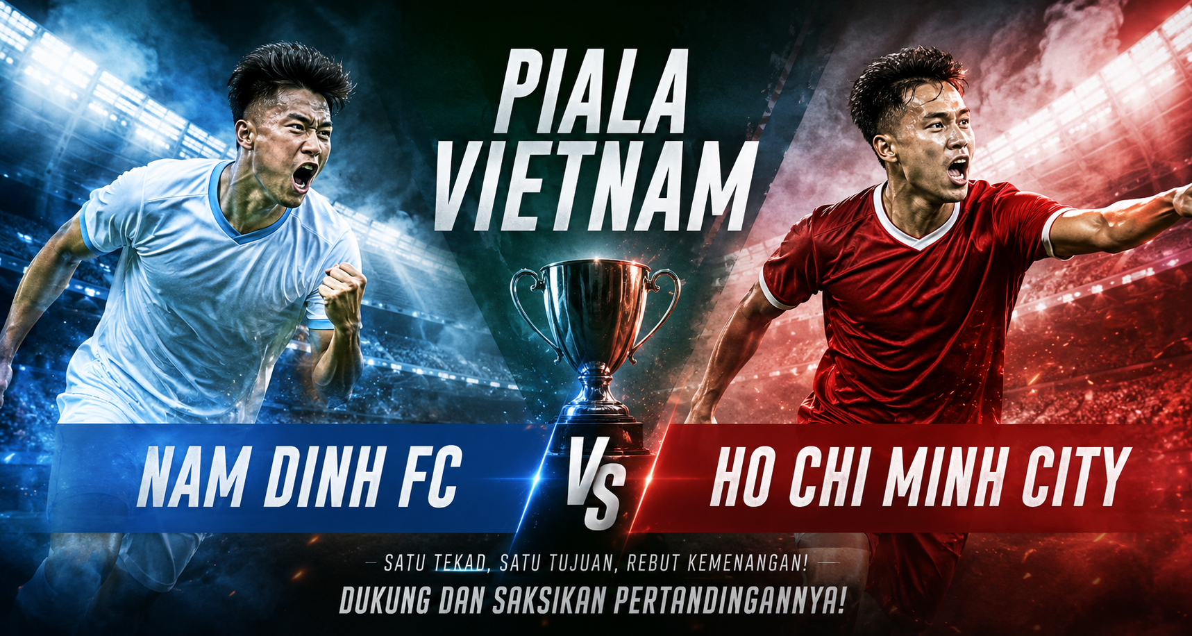 JalaLive Hadirkan Informasi Jadwal Nam Dinh FC vs Ho Chi Minh City Piala Vietnam Sore Ini Pukul 18.00 WIB Saat Perebutan Tiket Menuju Babak Berikutnya