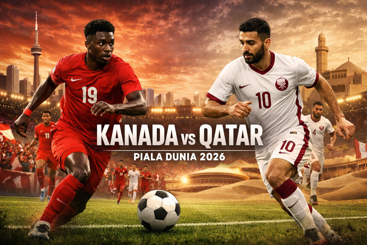 JalaLive – Hasil Kanada vs Qatar 6-0 di Piala Dunia 2026, Jonathan David Hattrick dan Qatar Hancur di Grup B